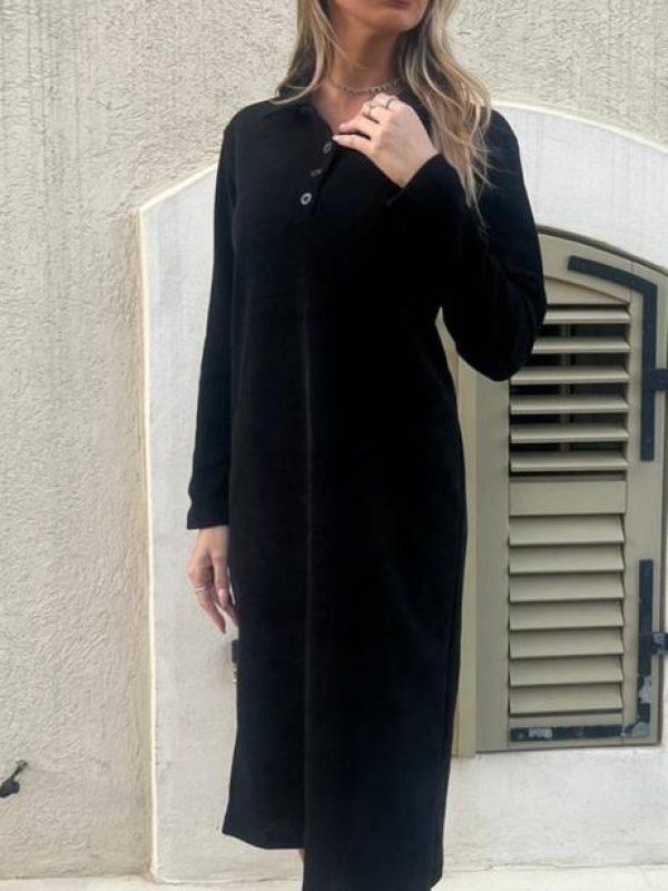 שמלת פולו קורדרוי שחור
